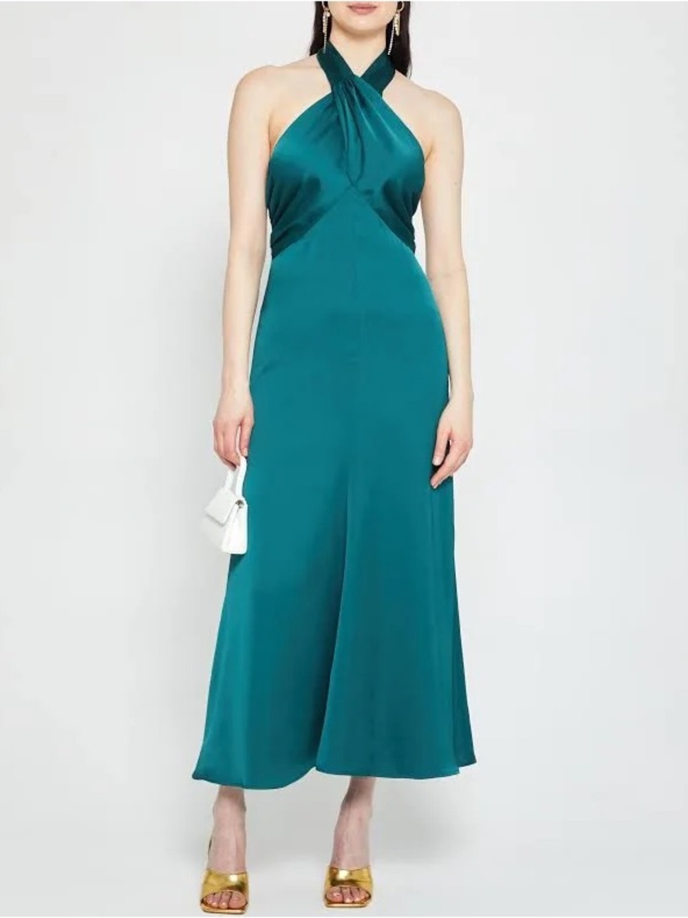 NWT Few Moda/ O.P.T. Teal Halter Dress